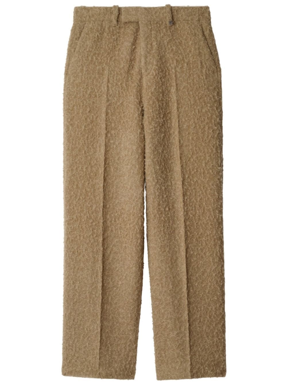 brushed tailored trousers - 1