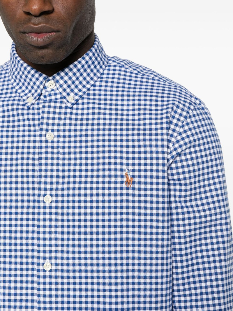 Polo-Pony-embroidery checked shirt 5