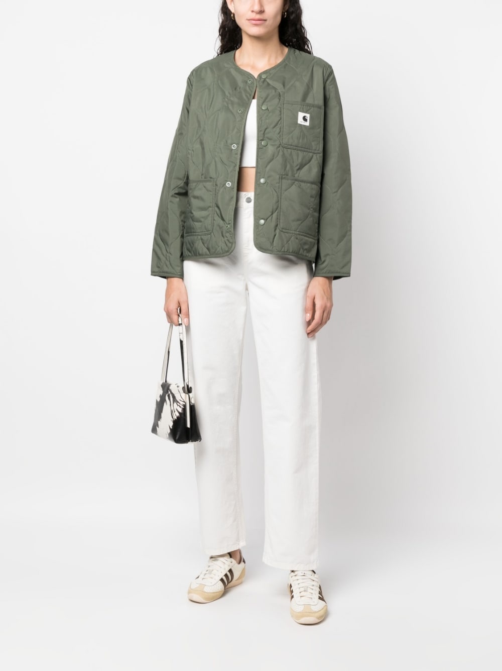 logo-patch straight-leg jeans - 2