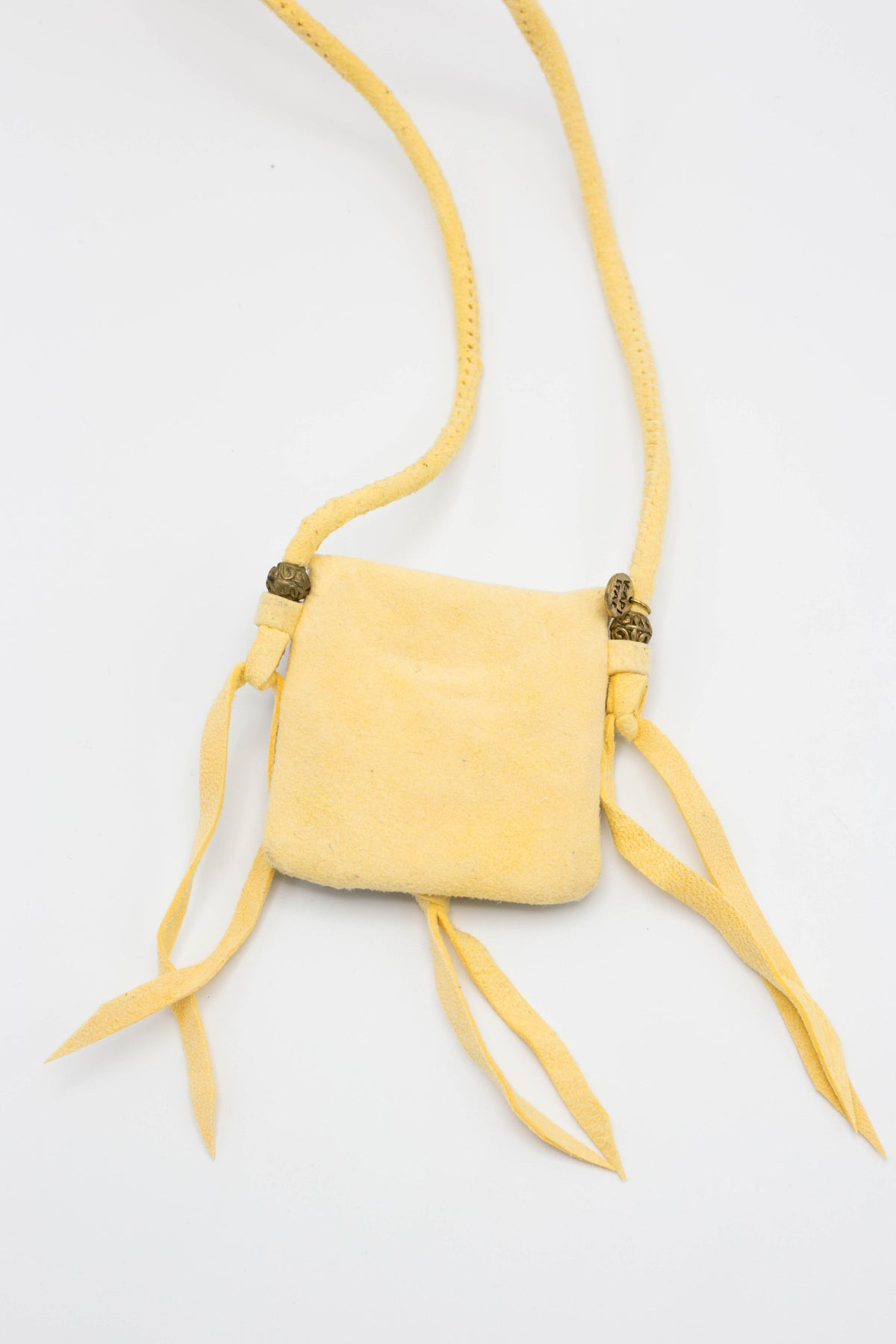 Deer Leather Pueblo Rain Charm - Yellow - 3
