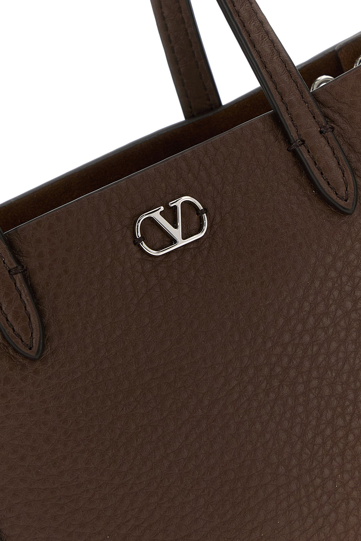 Brown leather Nellcôte handbag - 4