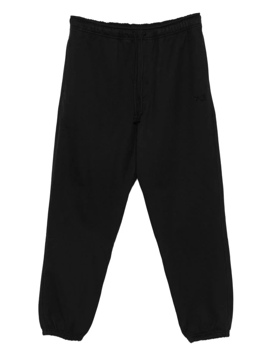 Y-3 Adidas Logo Cotton Sweatpants - 1