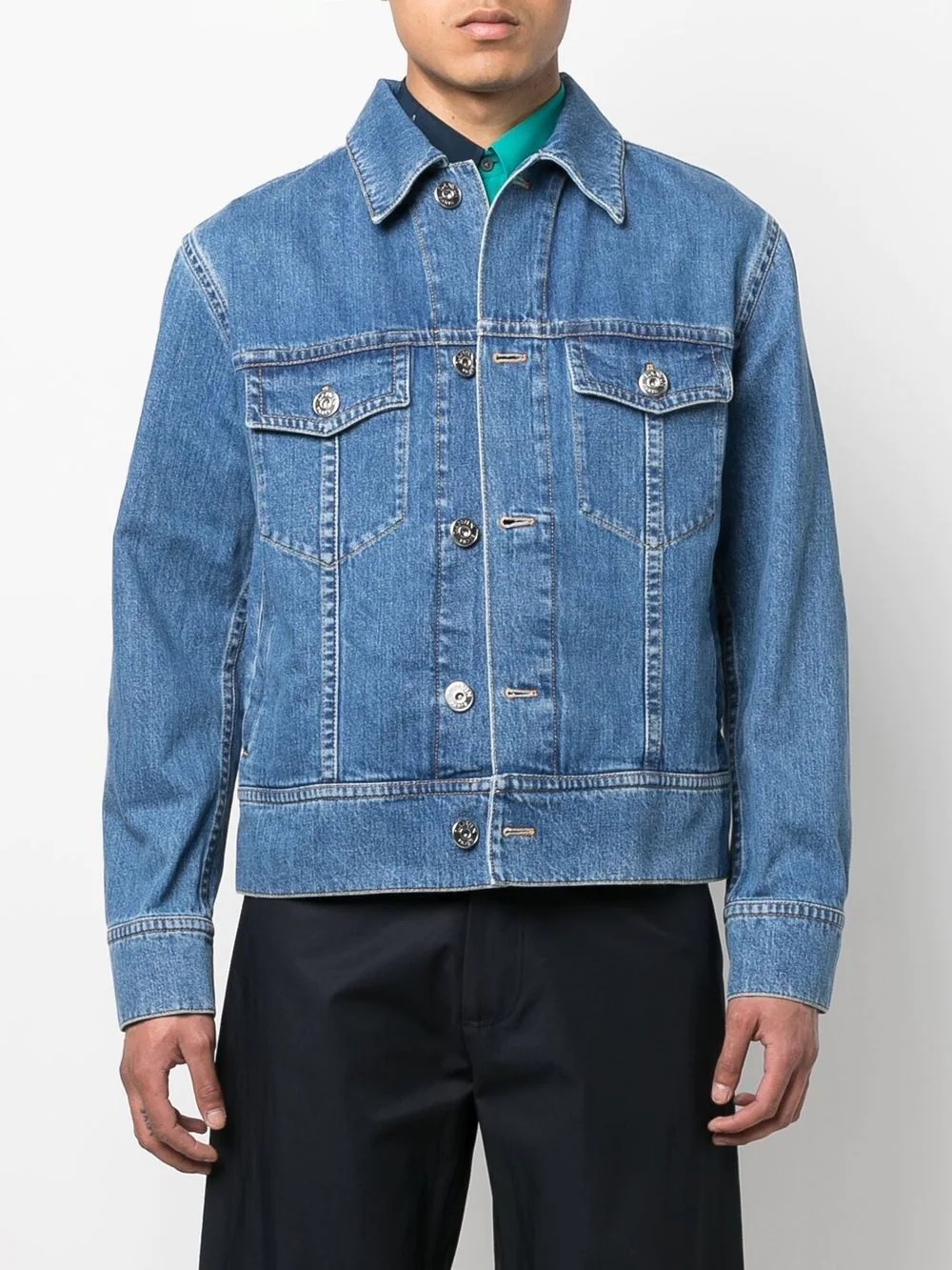 light wash denim jacket - 3