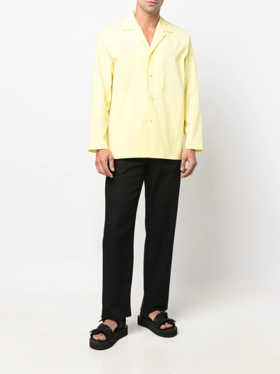 ISSEY MIYAKE open-collar long-sleeve shirt outlook