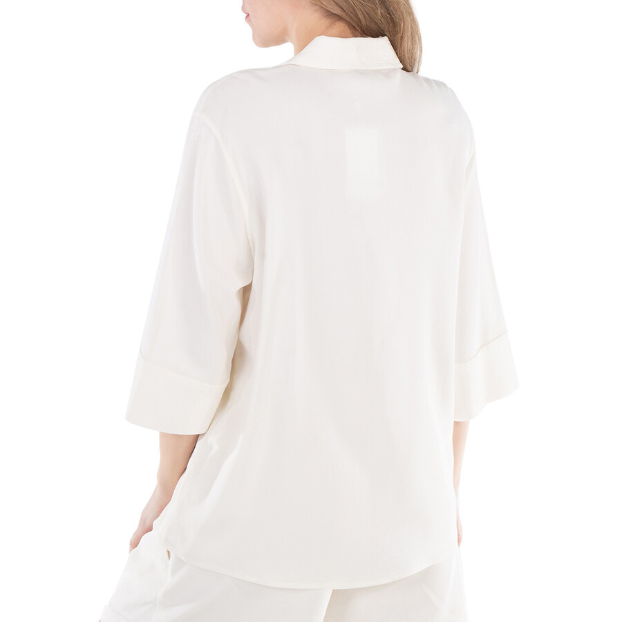 Anine Bing Ladies Ivory Mary Buttoned Down Shirt - 4