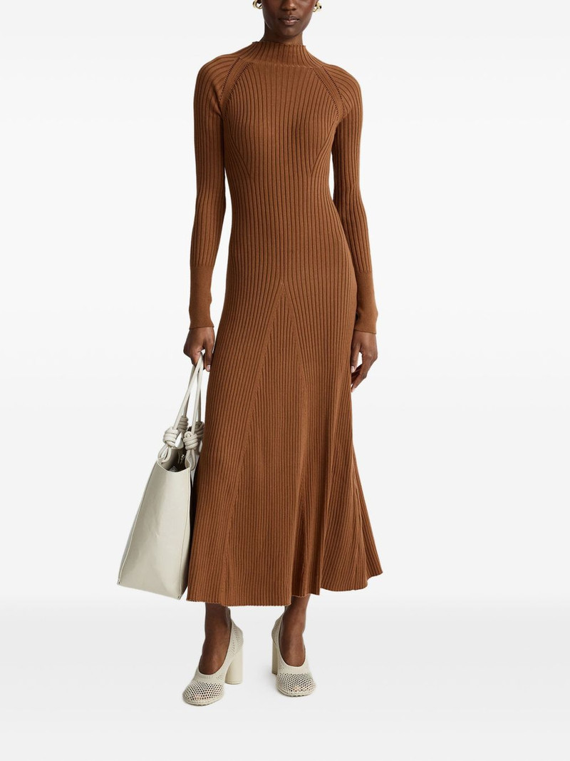 ANNA QUAN ribbed high-neck maxi dress outlook