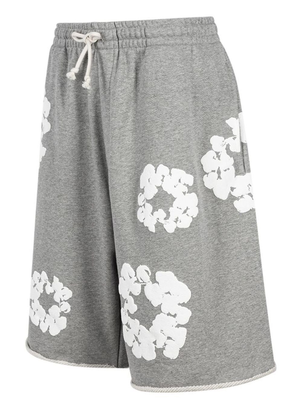 drawstring "Cotton Wreath" track shorts - 3