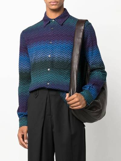 Missoni zigzag-pattern long-sleeve shirt outlook