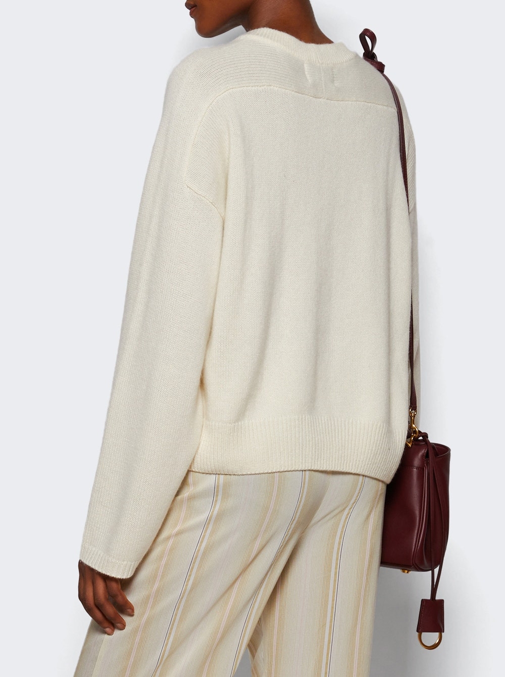 Bill Draped Sweater Ivory - 4