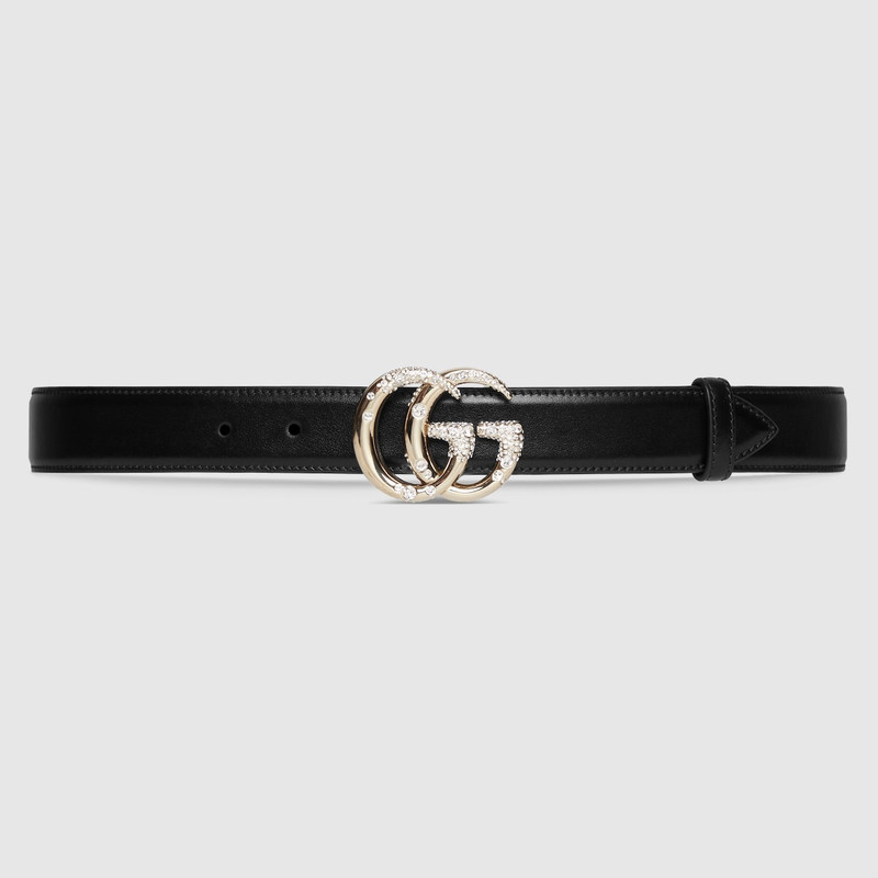 GG Marmont thin belt with beading 1
