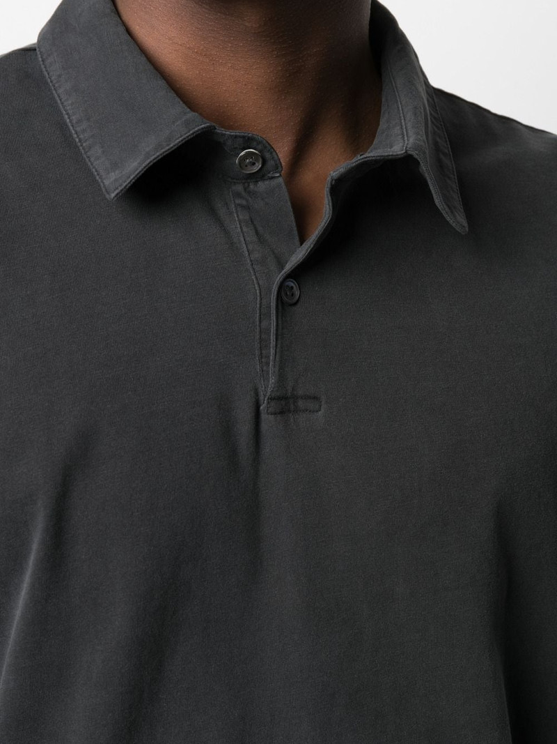 sueded-jersey polo shirt 5