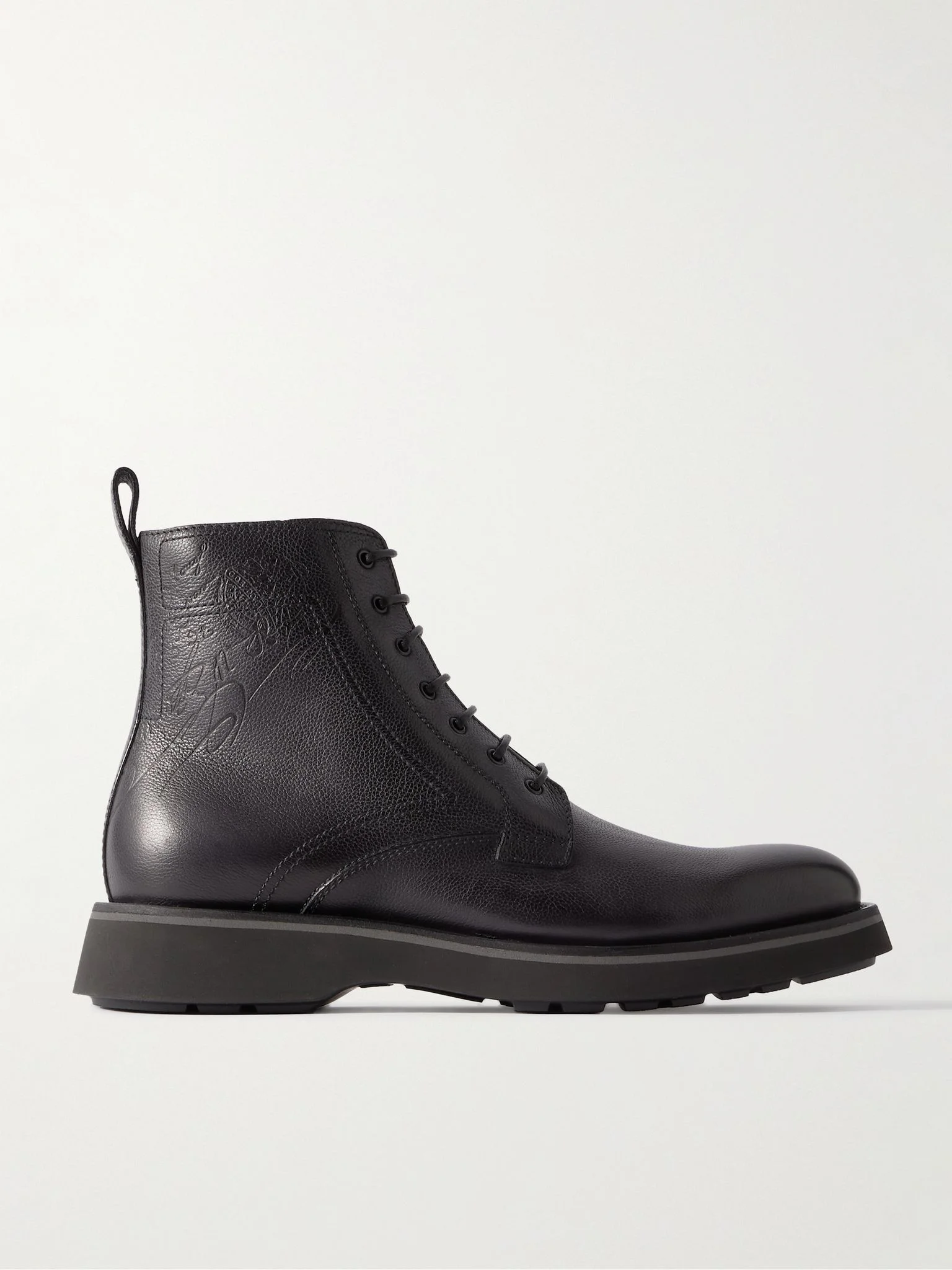 Alessio Scritto Venezia Full-Grain Leather Boots Black - 1