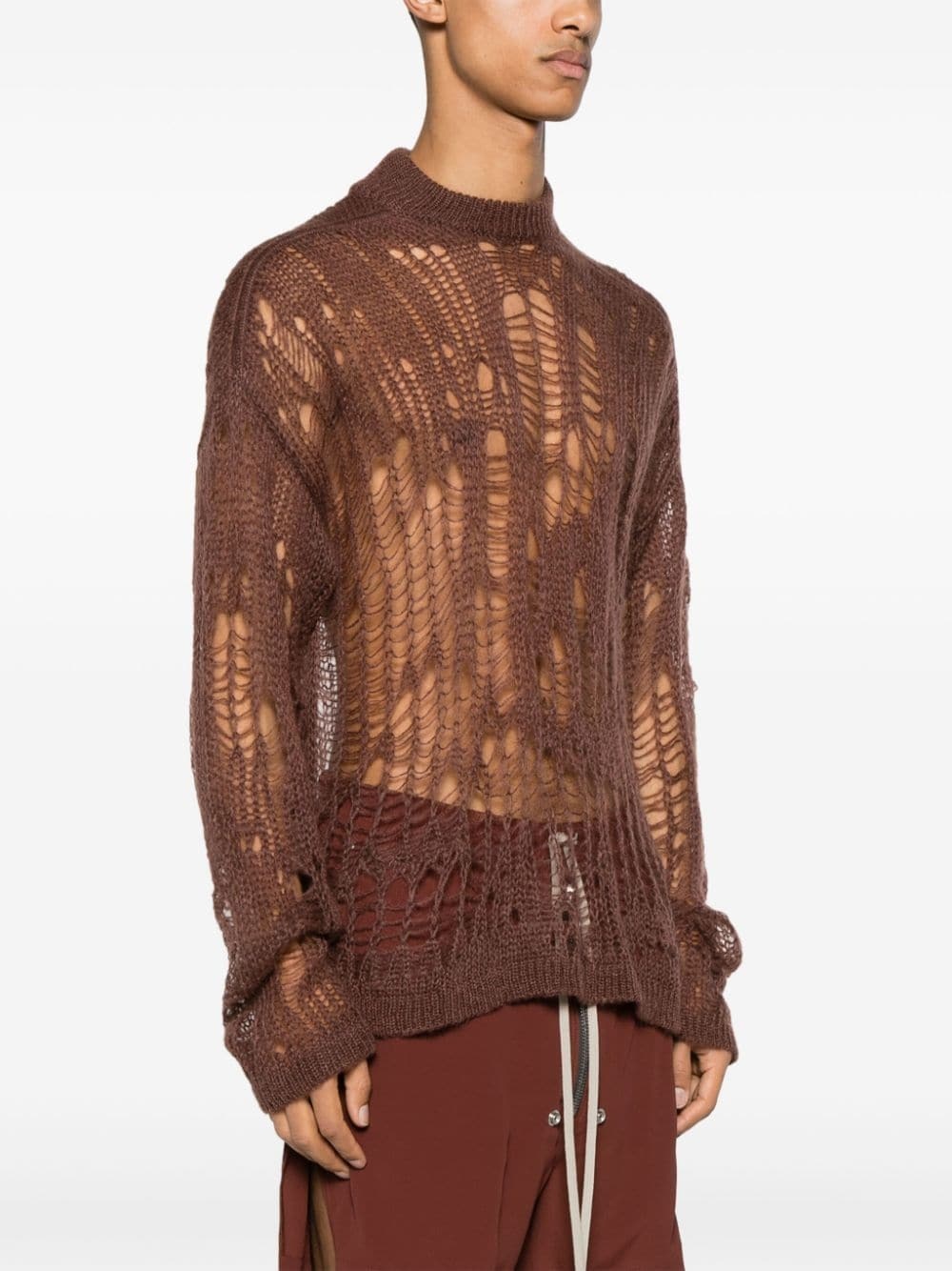 Tommy Lupetto open-knit jumper - 3