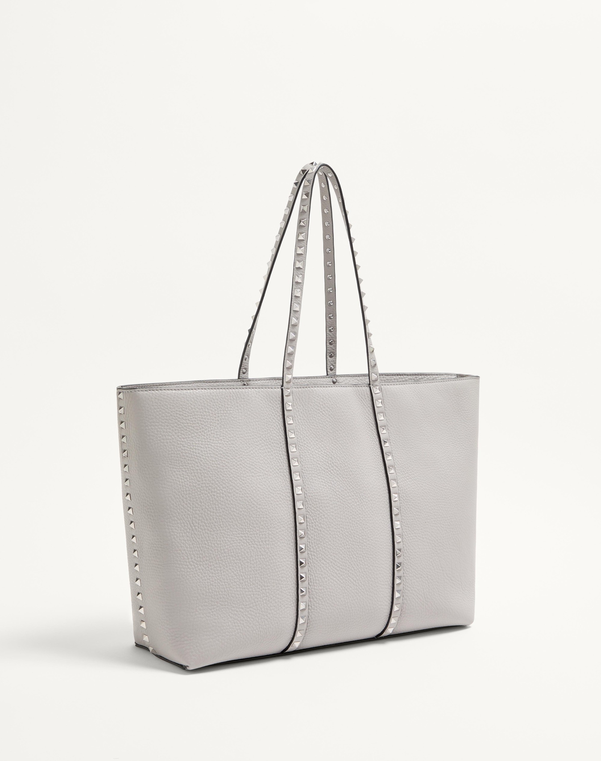 VALENTINO GARAVANI ROCKSTUD SHOPPING BAG IN GRAINY CALFSKIN - 2