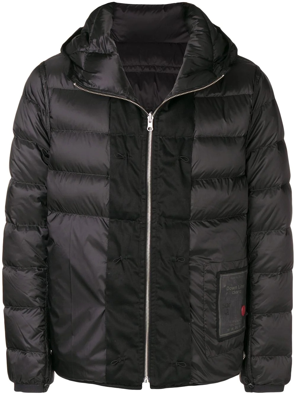 padded hooded jacket - 1