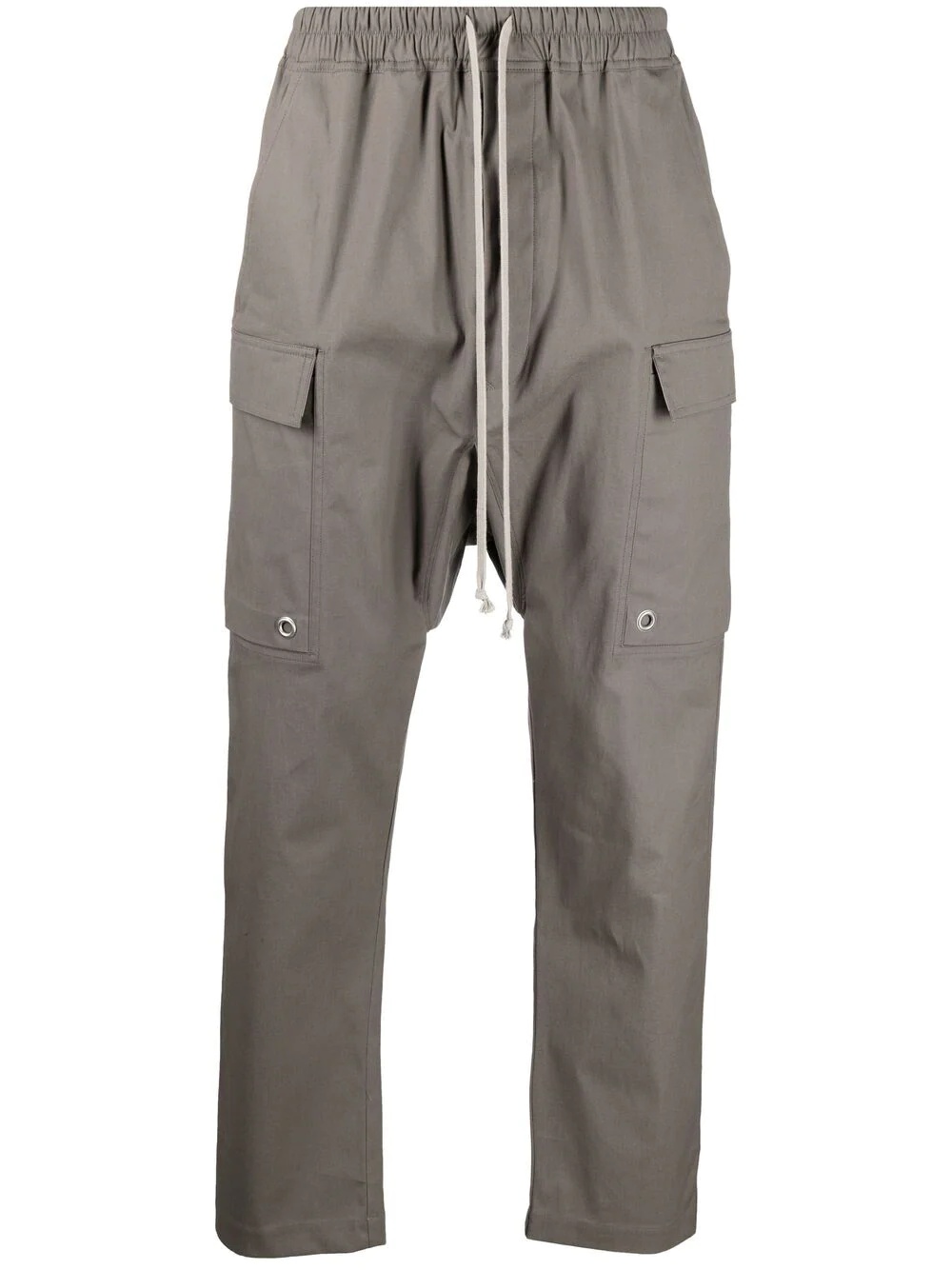 drop-crotch cargo trousers - 1