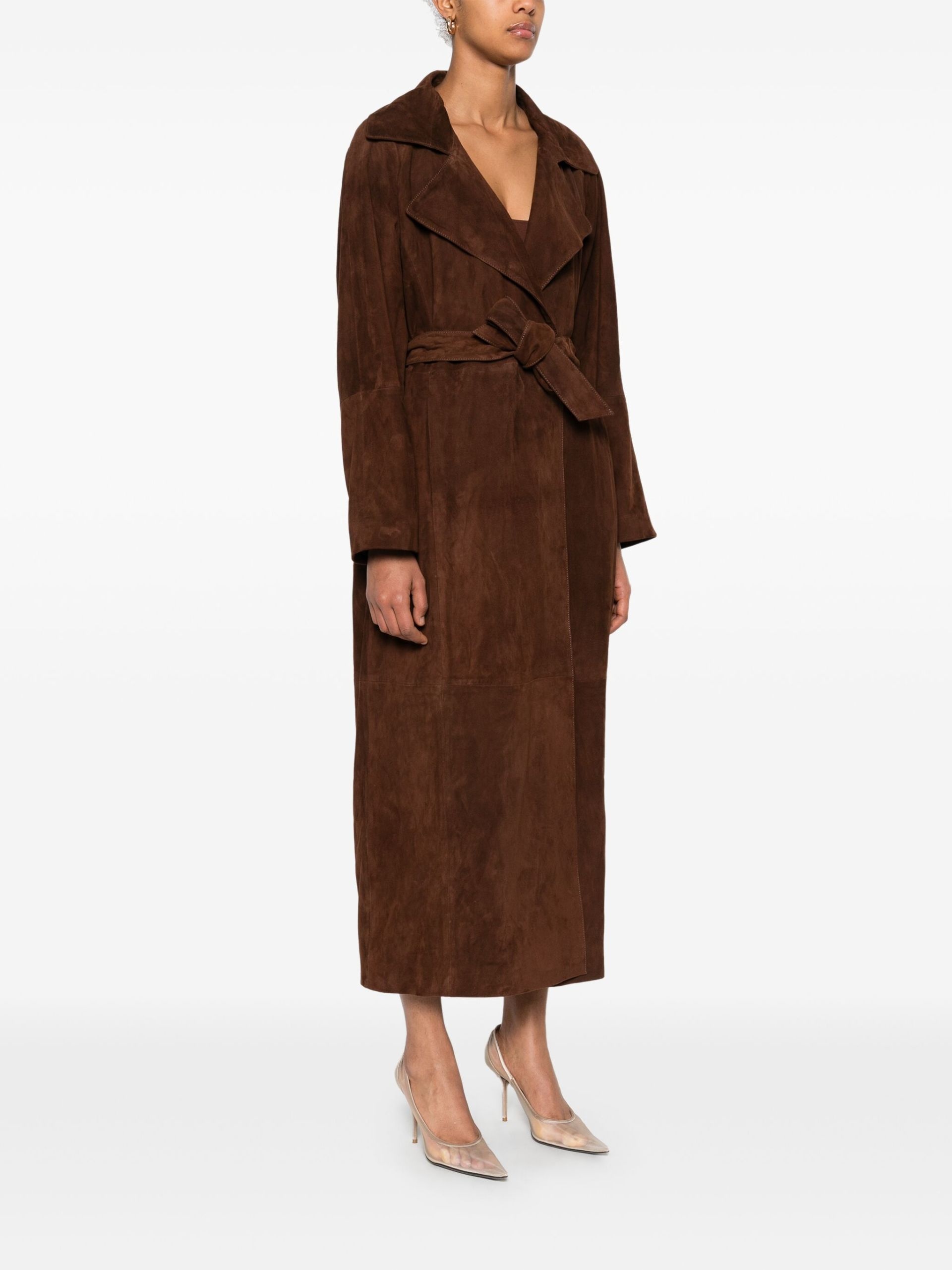 Belted Trench Coat - 3