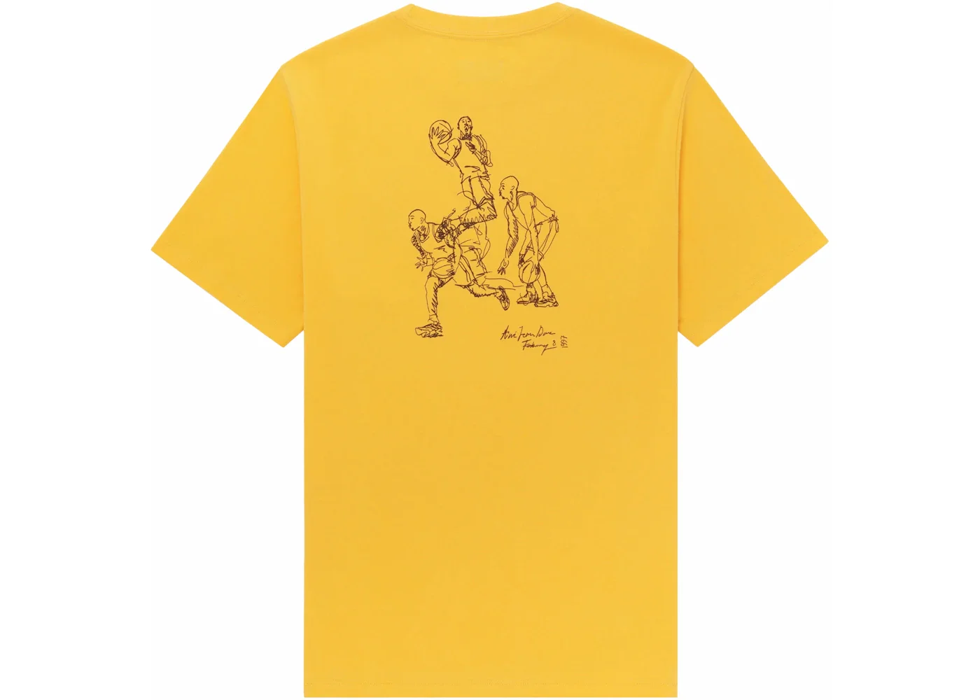 Aime Leon Dore Basketball Study Tee Yellow - 1