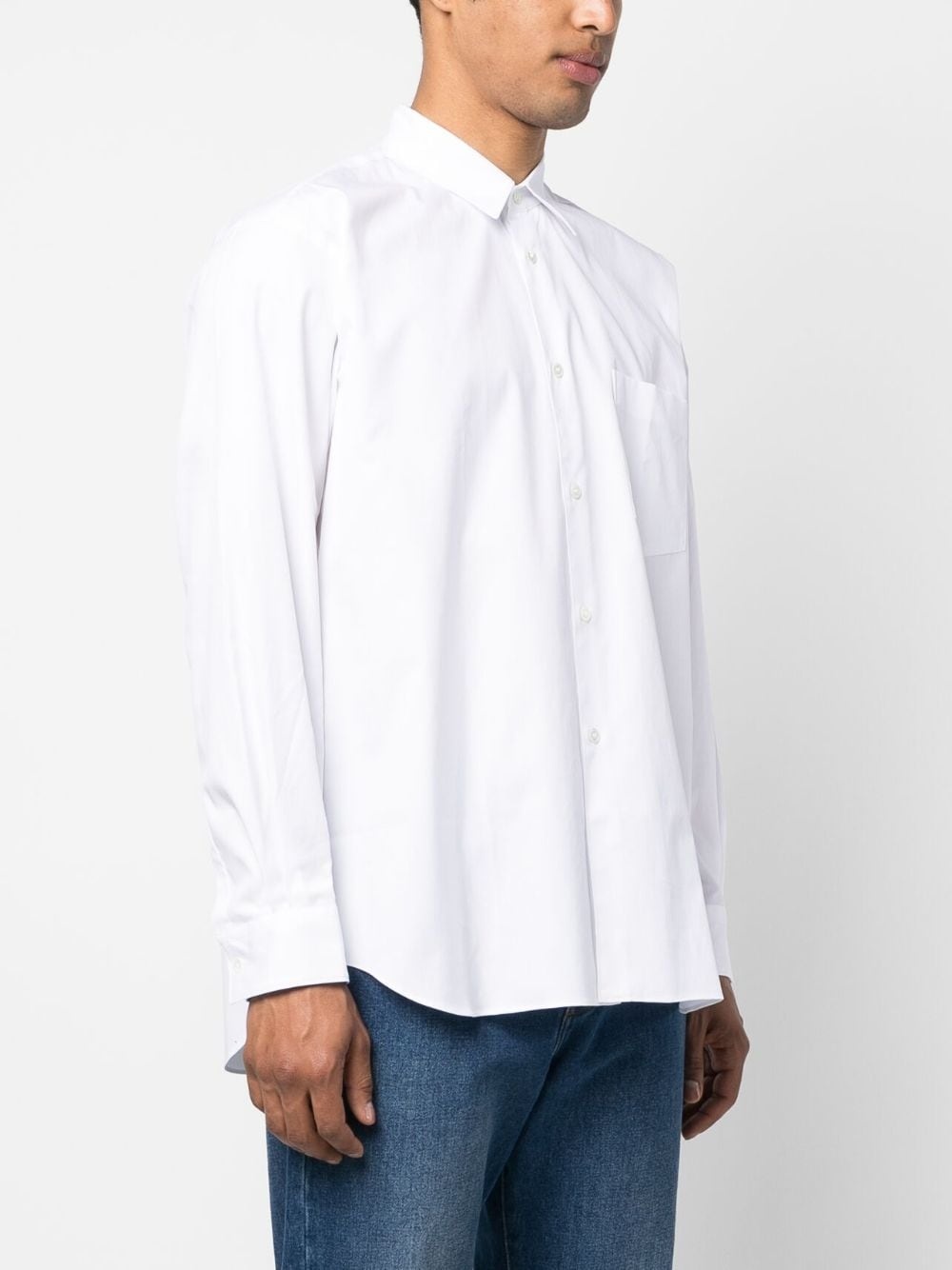 button-up cotton shirt - 3