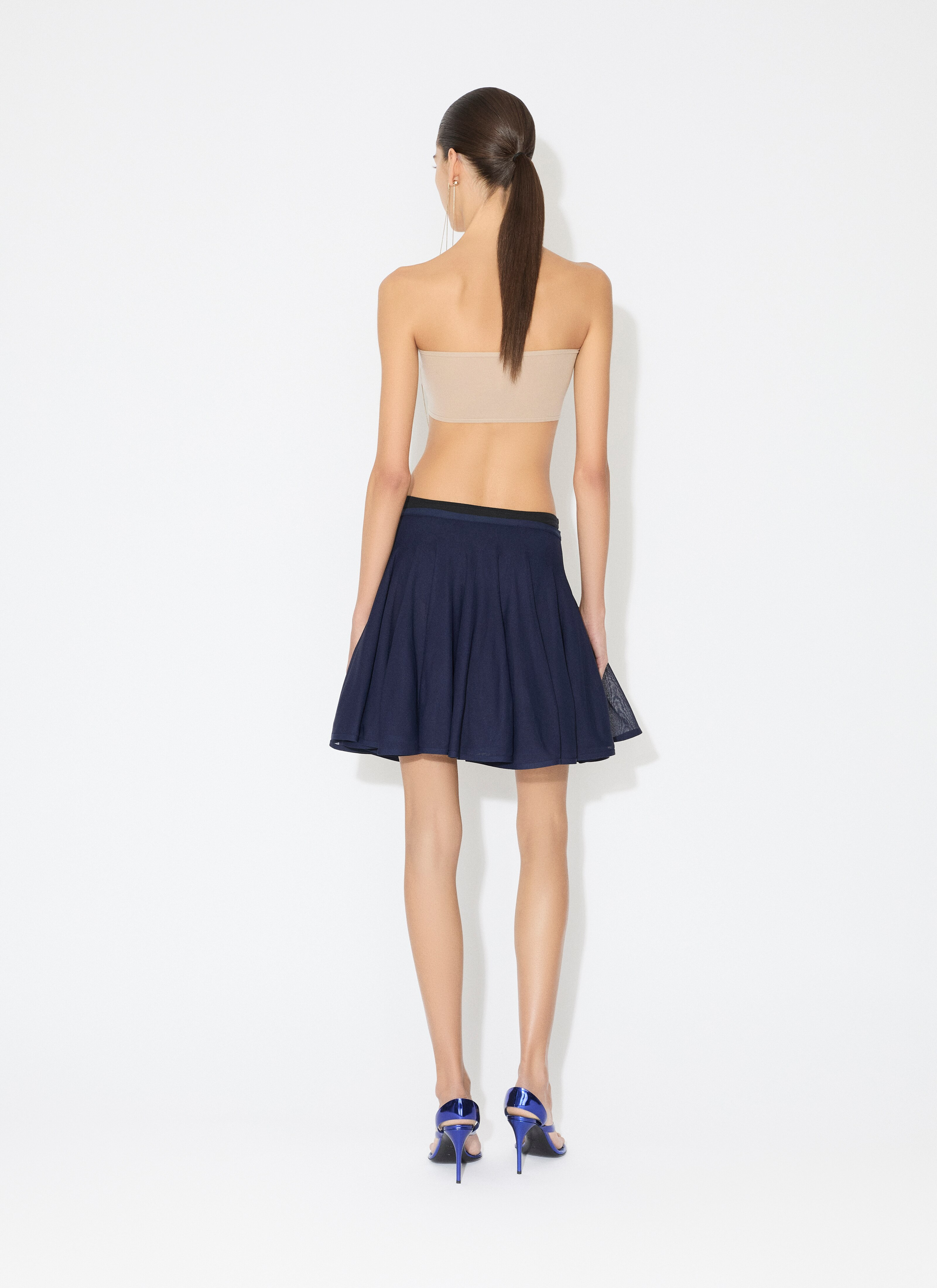 FINE KNIT SKATER SKIRT - 3