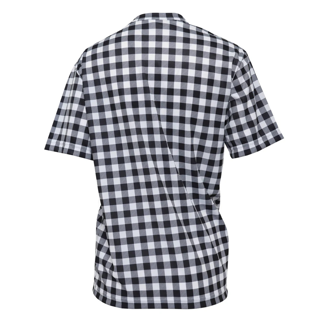 Gingham Small Pattern T-Shirt - 2