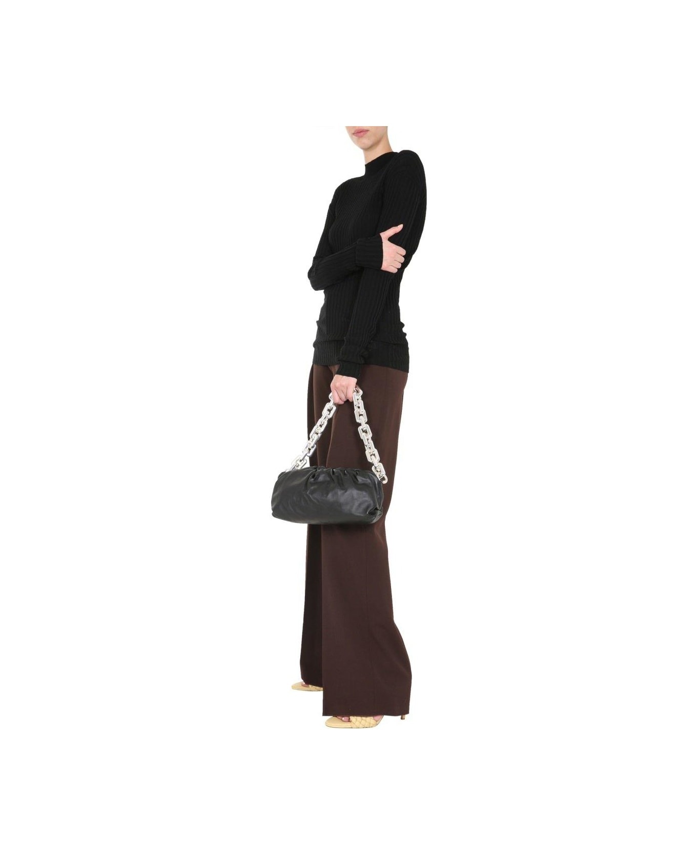 Ribbed Knit Sweater - 5