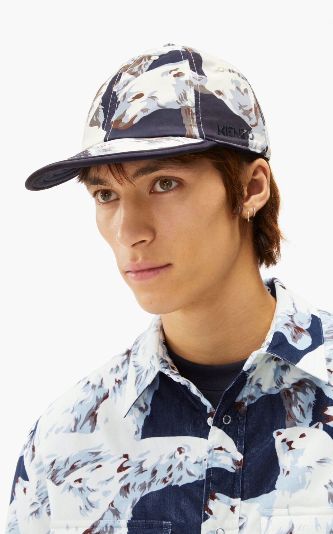 'Polar Bear' 'The Winter Capsule' reversible baseball cap - 1
