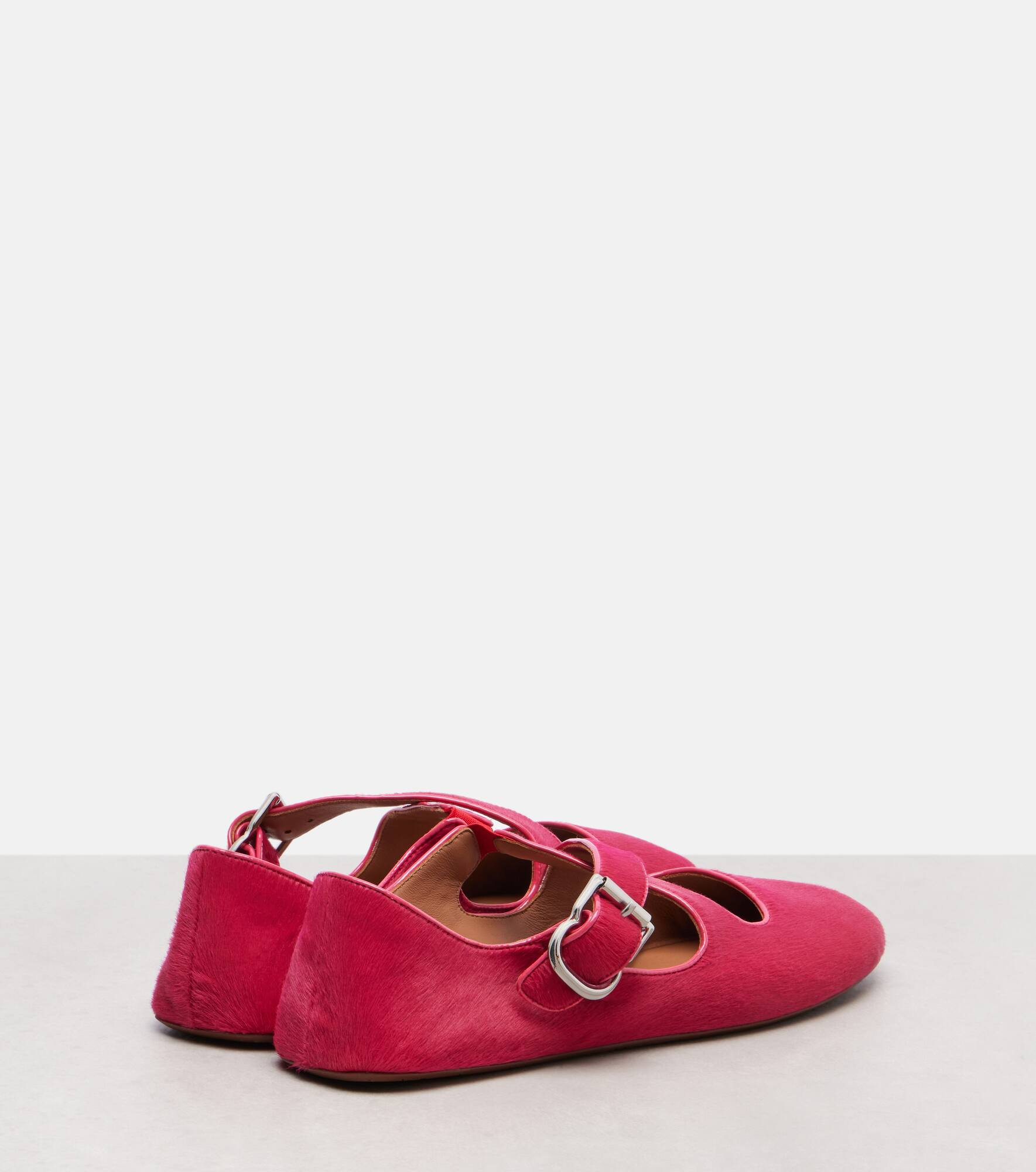 La Ballerine suede Mary Jane flats - 2