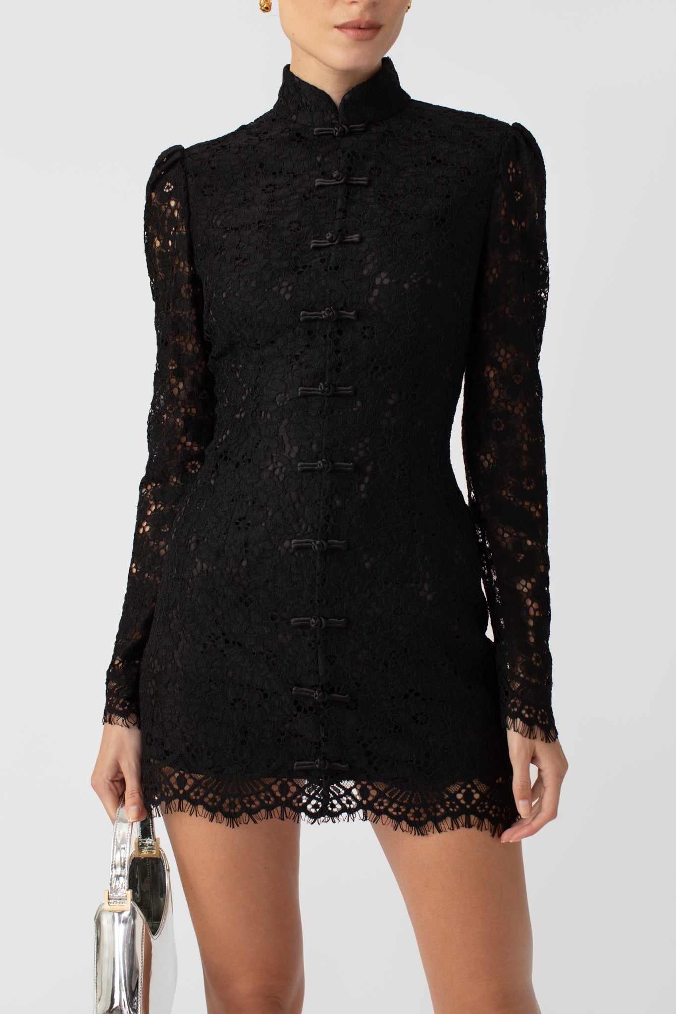 RAINE LACE MINI DRESS - 2