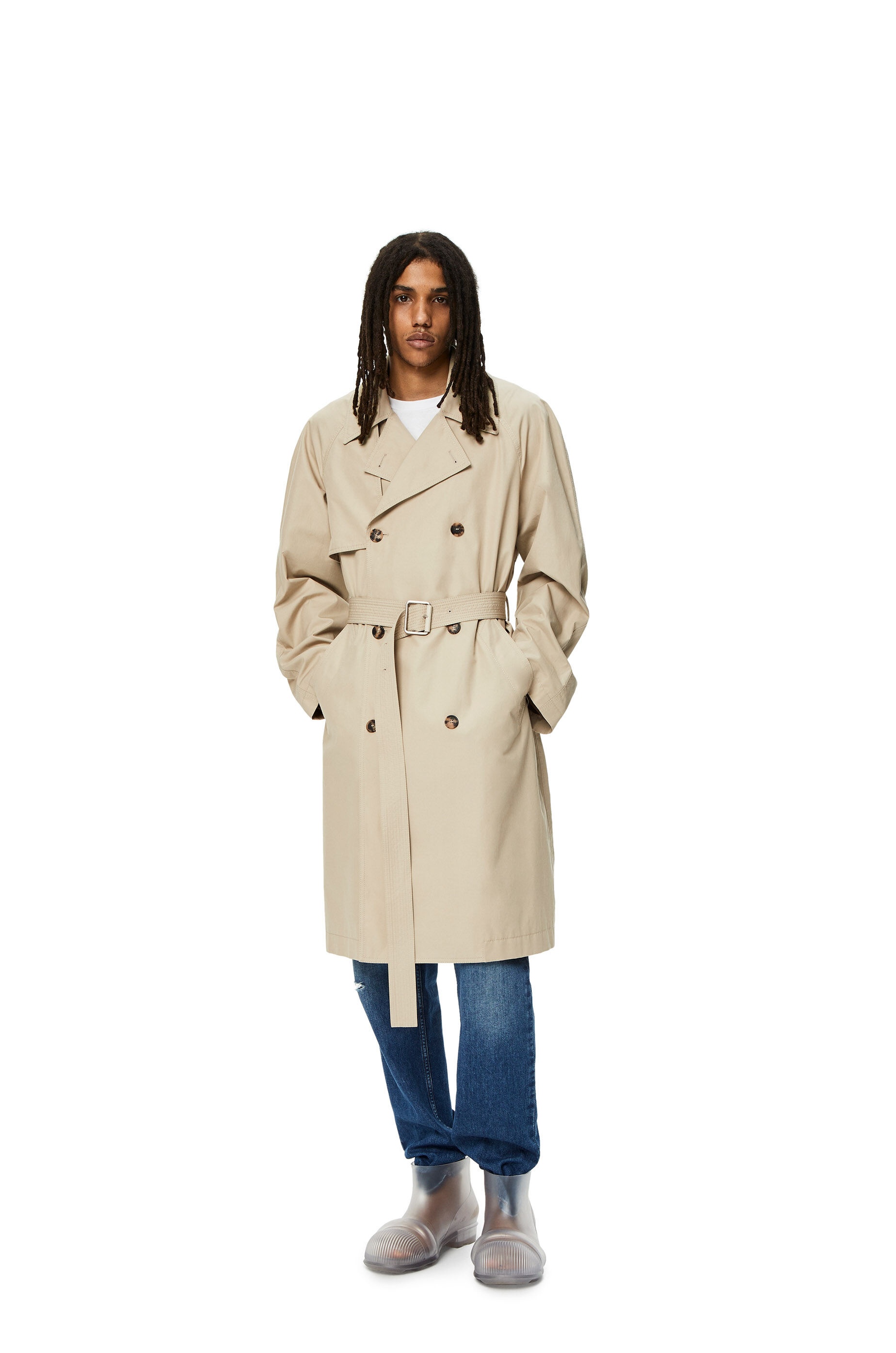 Trench coat in cotton - 3