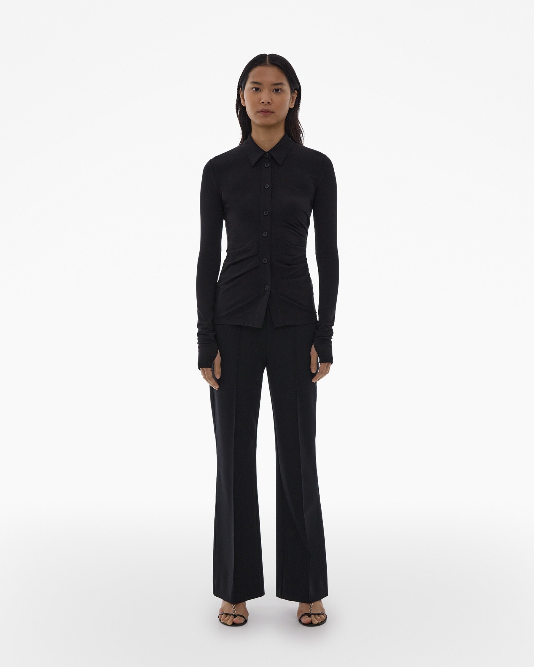 RUCHED SHIRT - 2