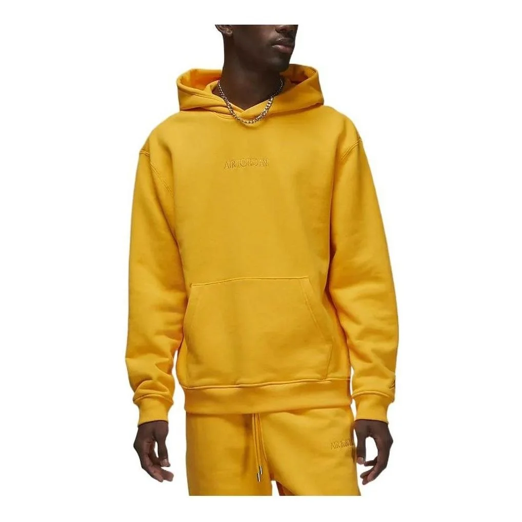 Air Jordan Wordmark Fleece Hoodie 'Yellow' FJ1967-739 - 1