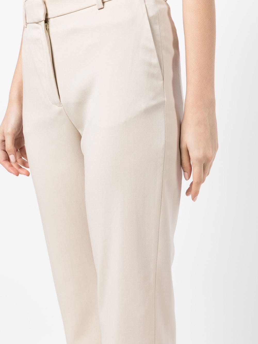 straight-leg tailored trousers - 5