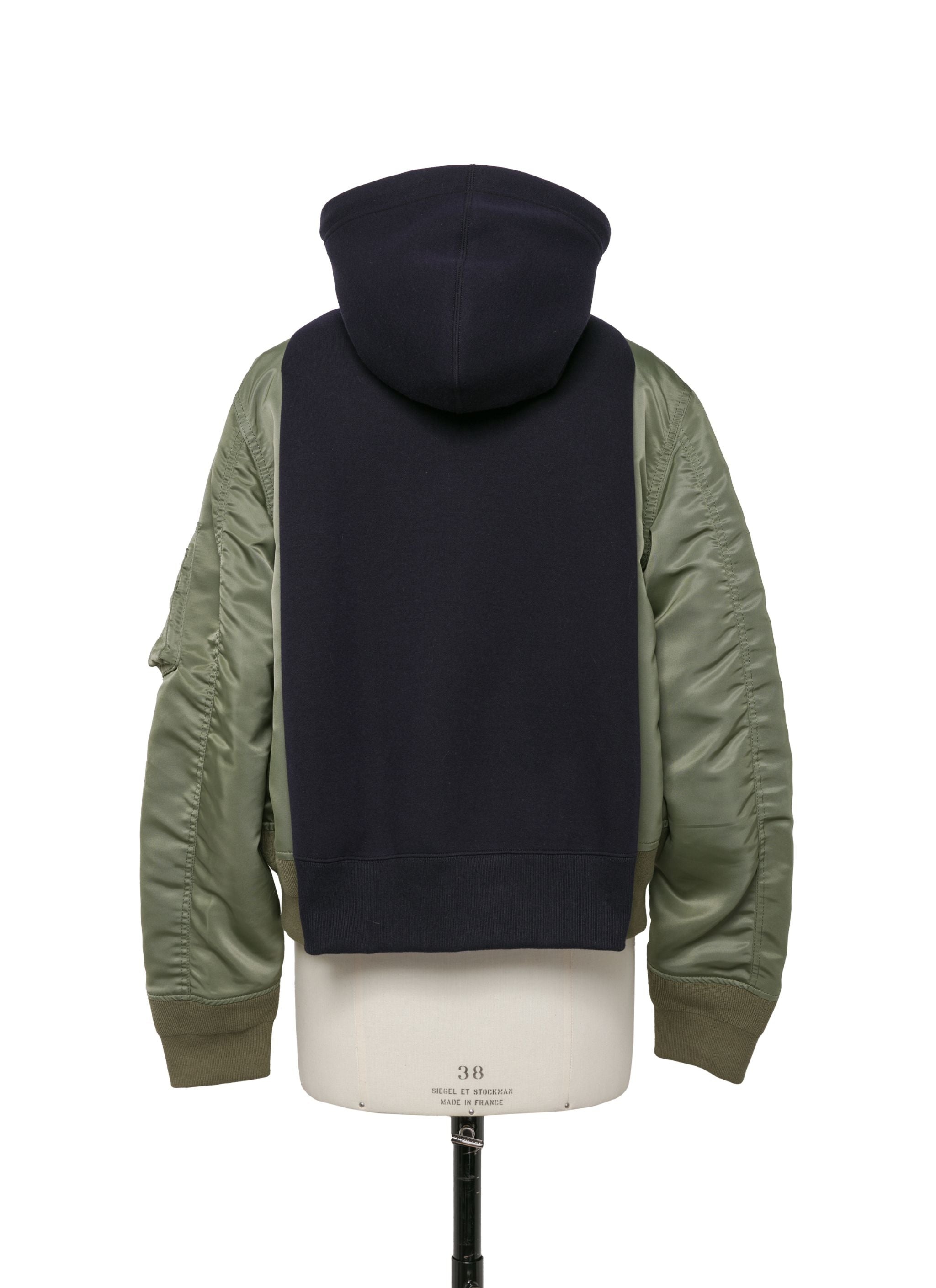 Sponge Sweat x Nylon Twill Hoodie - 3