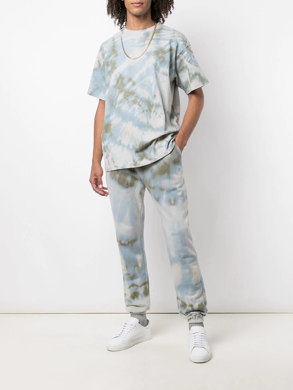 LA tie-dye print track trousers - 2