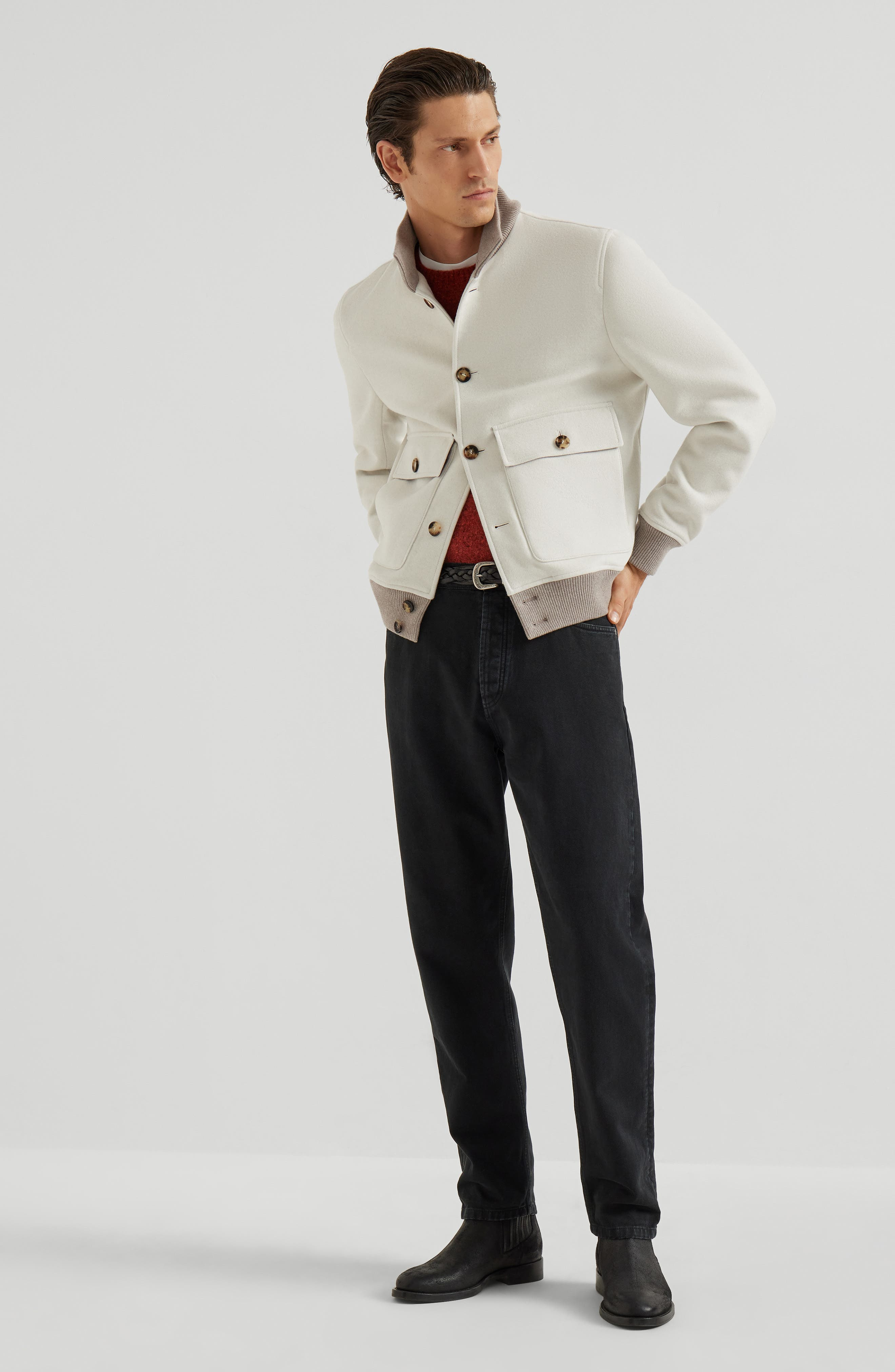 Brunello Cucinelli Hand-crafted bomber jacket in Panama at Nordstrom - 6