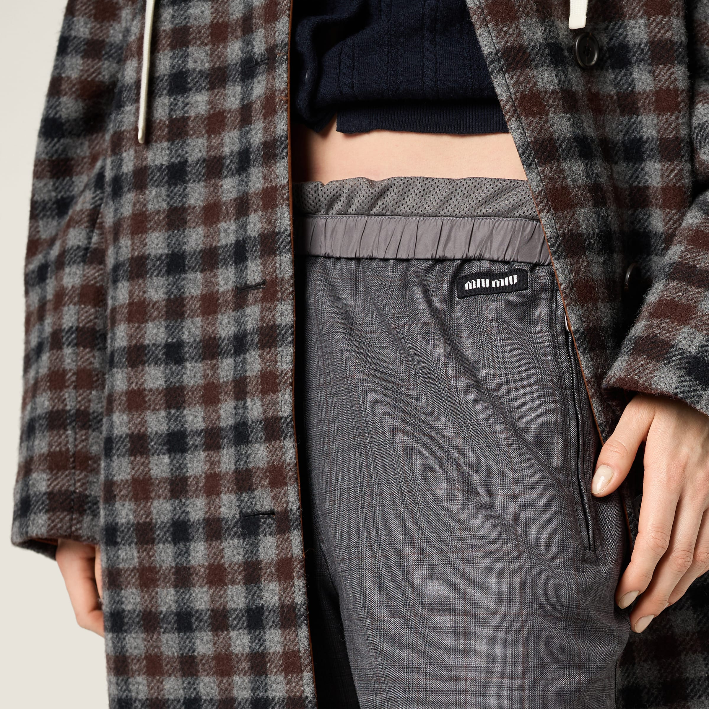 Prince of Wales checked joggers - 5