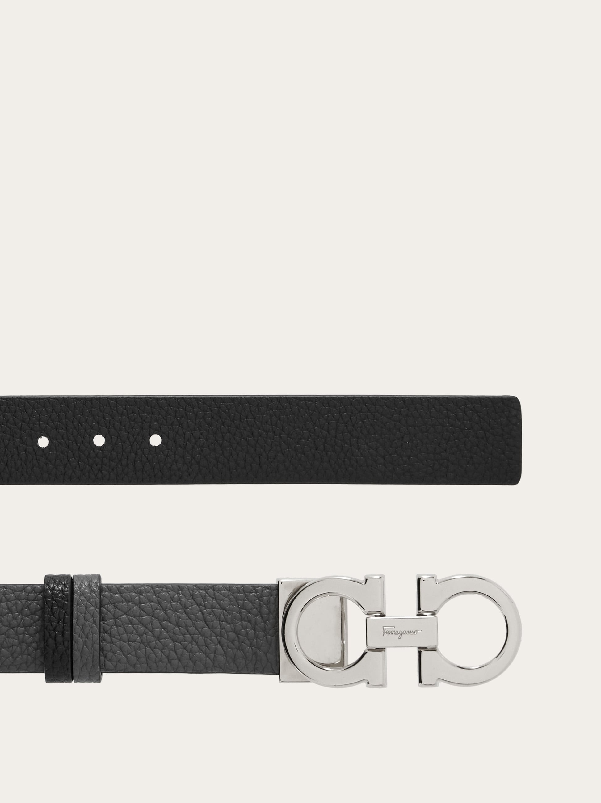Reversible and adjustable Gancini belt - 2
