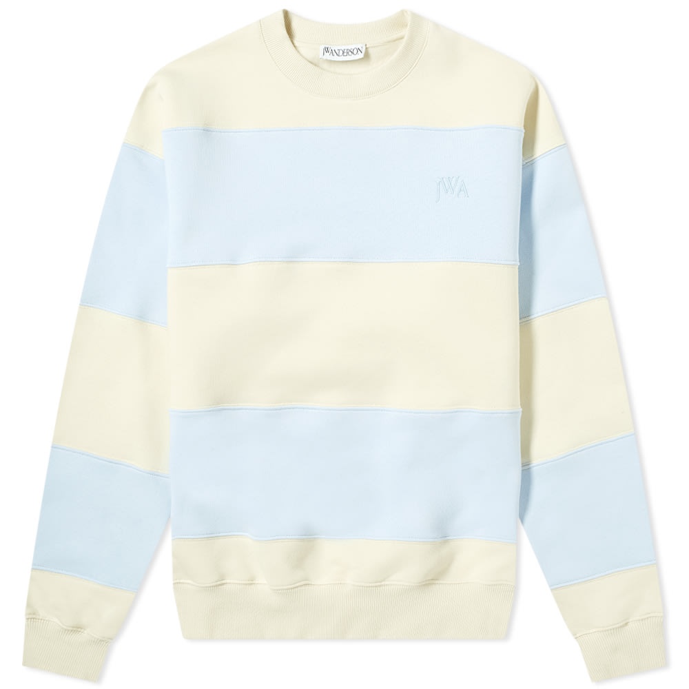 JW Anderson Striped Crew Sweat - 1