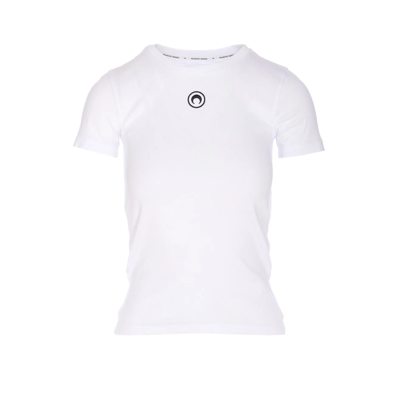 Marine Serre Women Moon Logo Jersey Baby Fit T-Shirt - 1