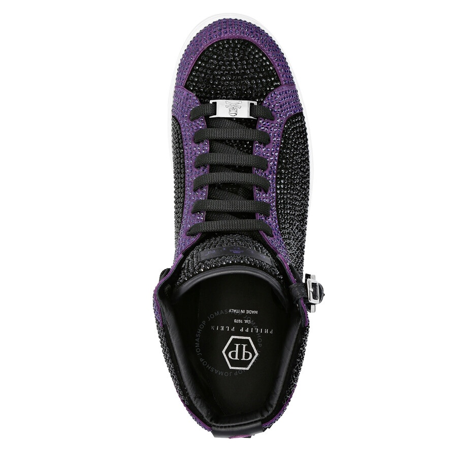 Philipp Plein Crystal Flame Money Beast Hi-Top Sneakers - 3