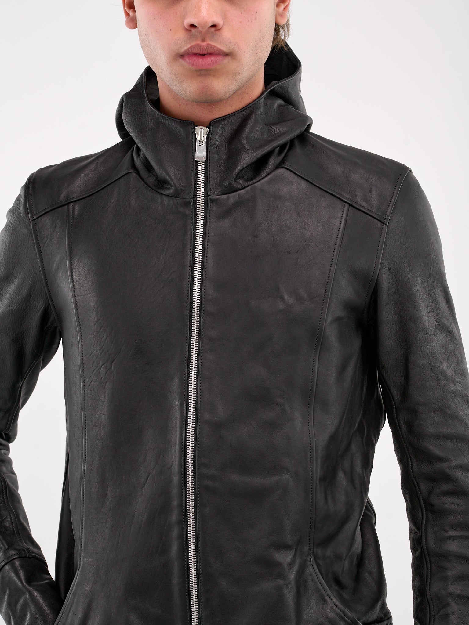 Caban Leather Jacket - 4