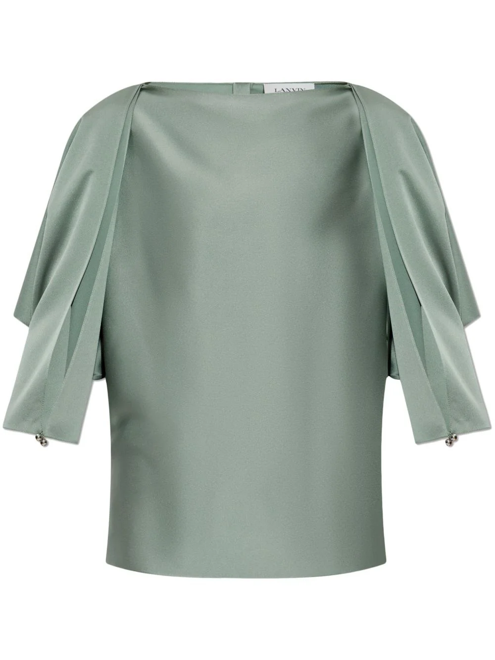 satin-finish blouse - 1