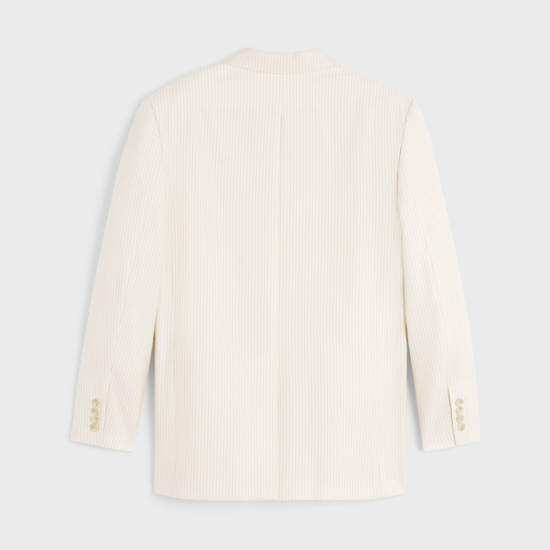 CELINE Jude jacket in lightweight striped wool outlook