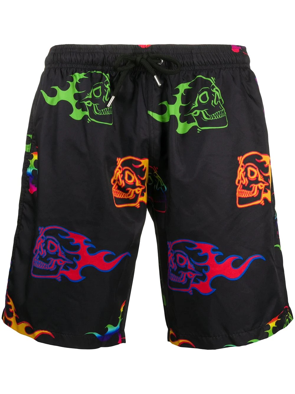 skull-print swim shorts  - 1