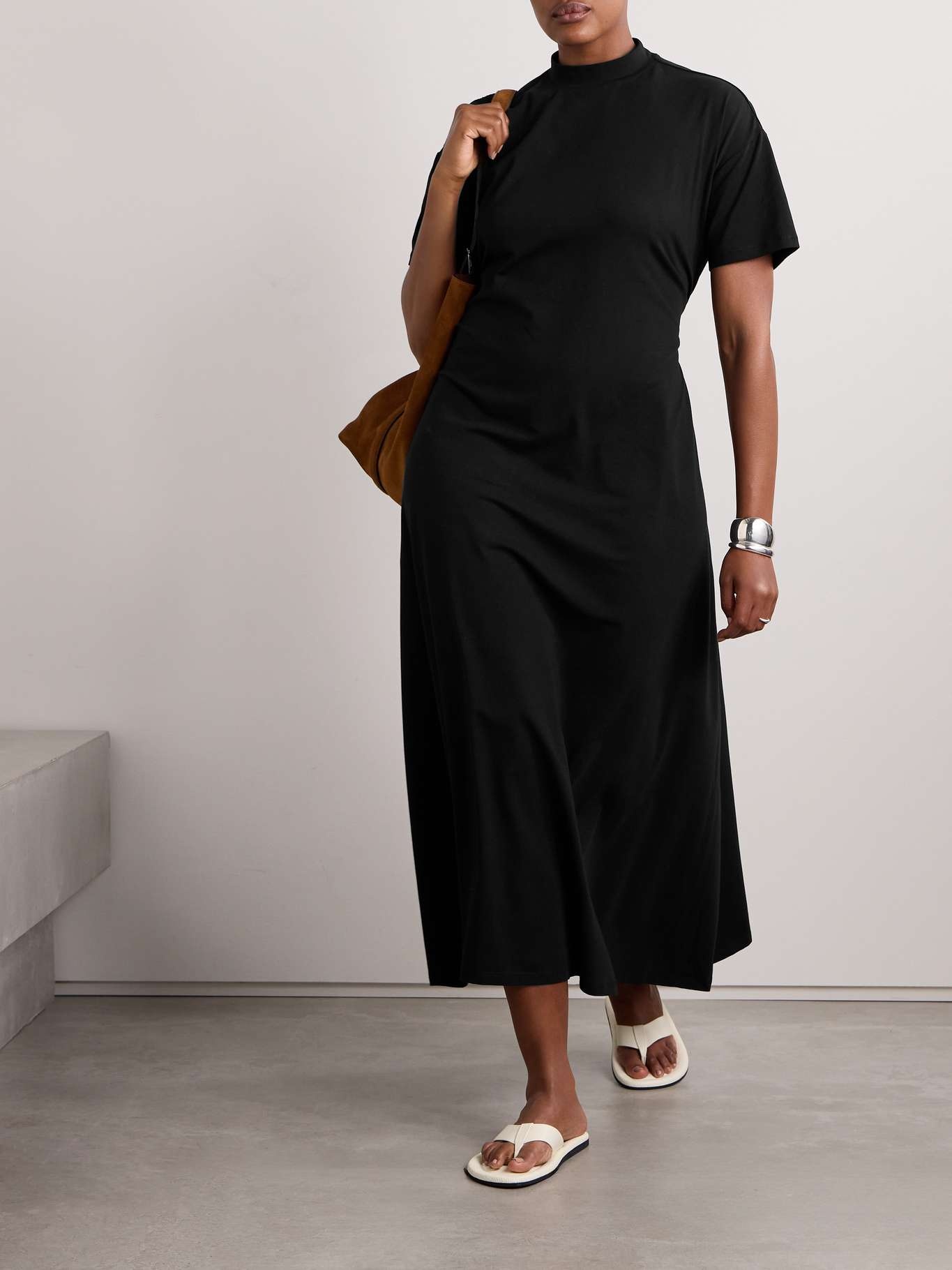 Noelle cotton-blend jersey maxi dress - 2