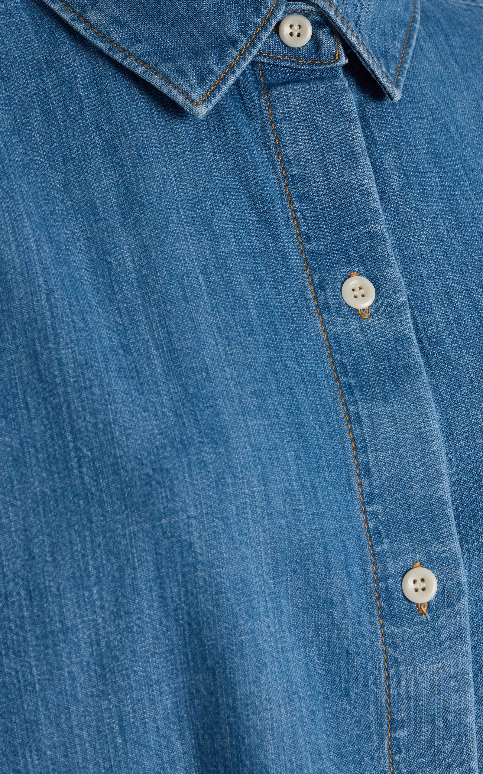 Parker Oversized Denim Shirt medium wash - 5