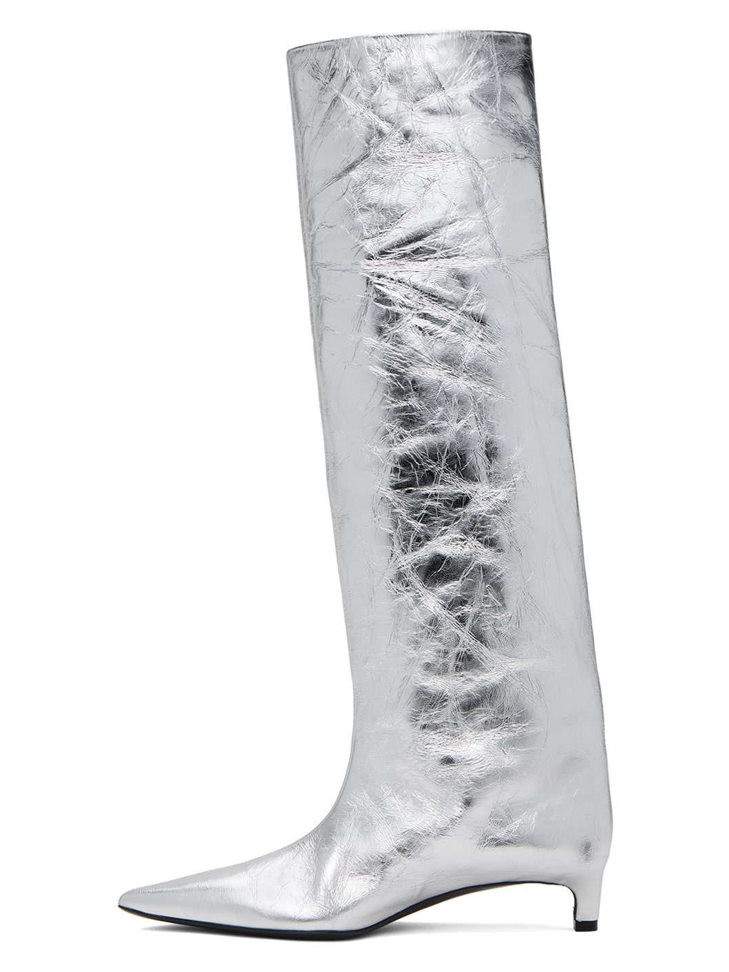 Silver Metallic Boots - 3