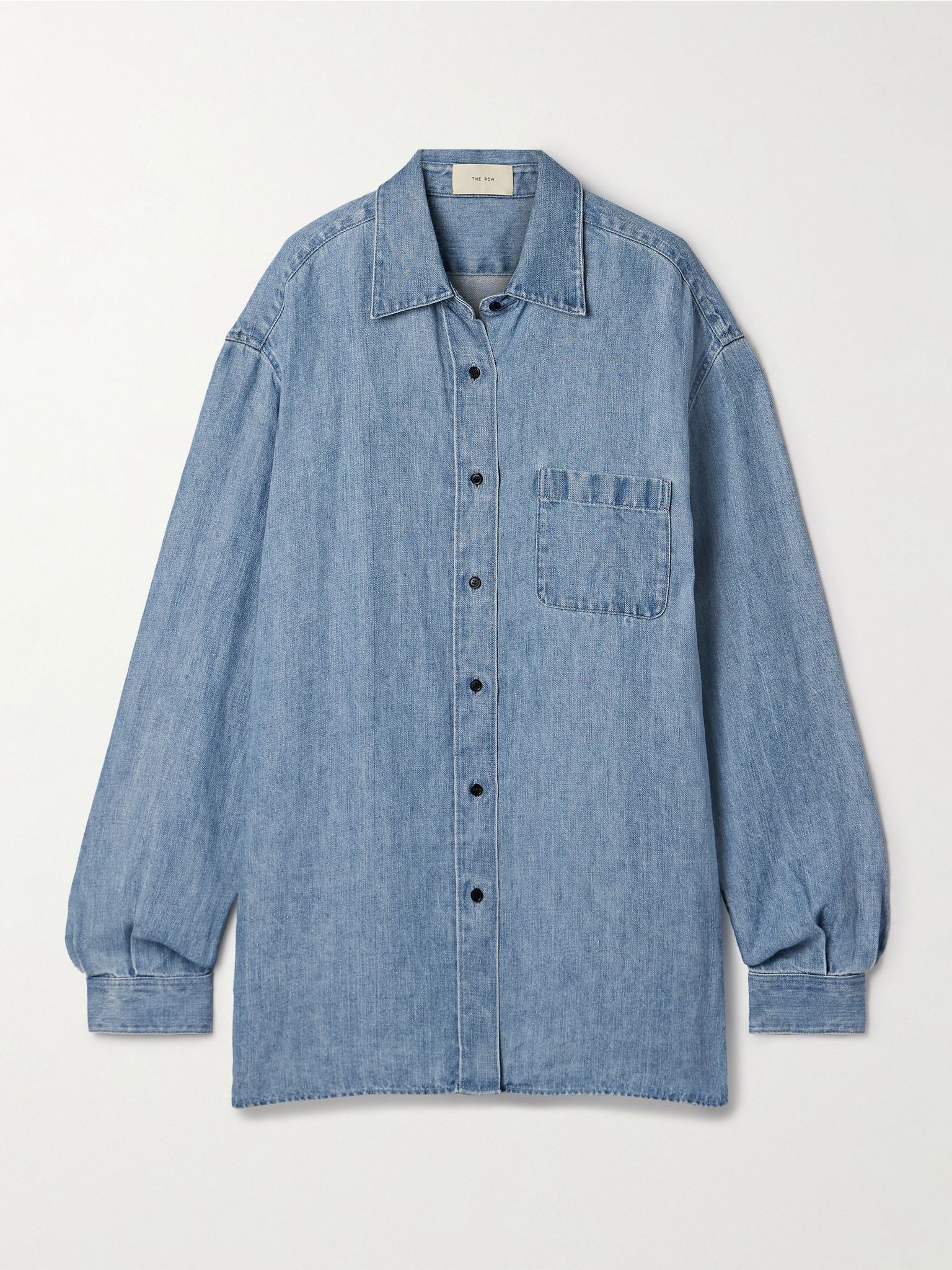 Nesson linen-chambray shirt Blue - 1