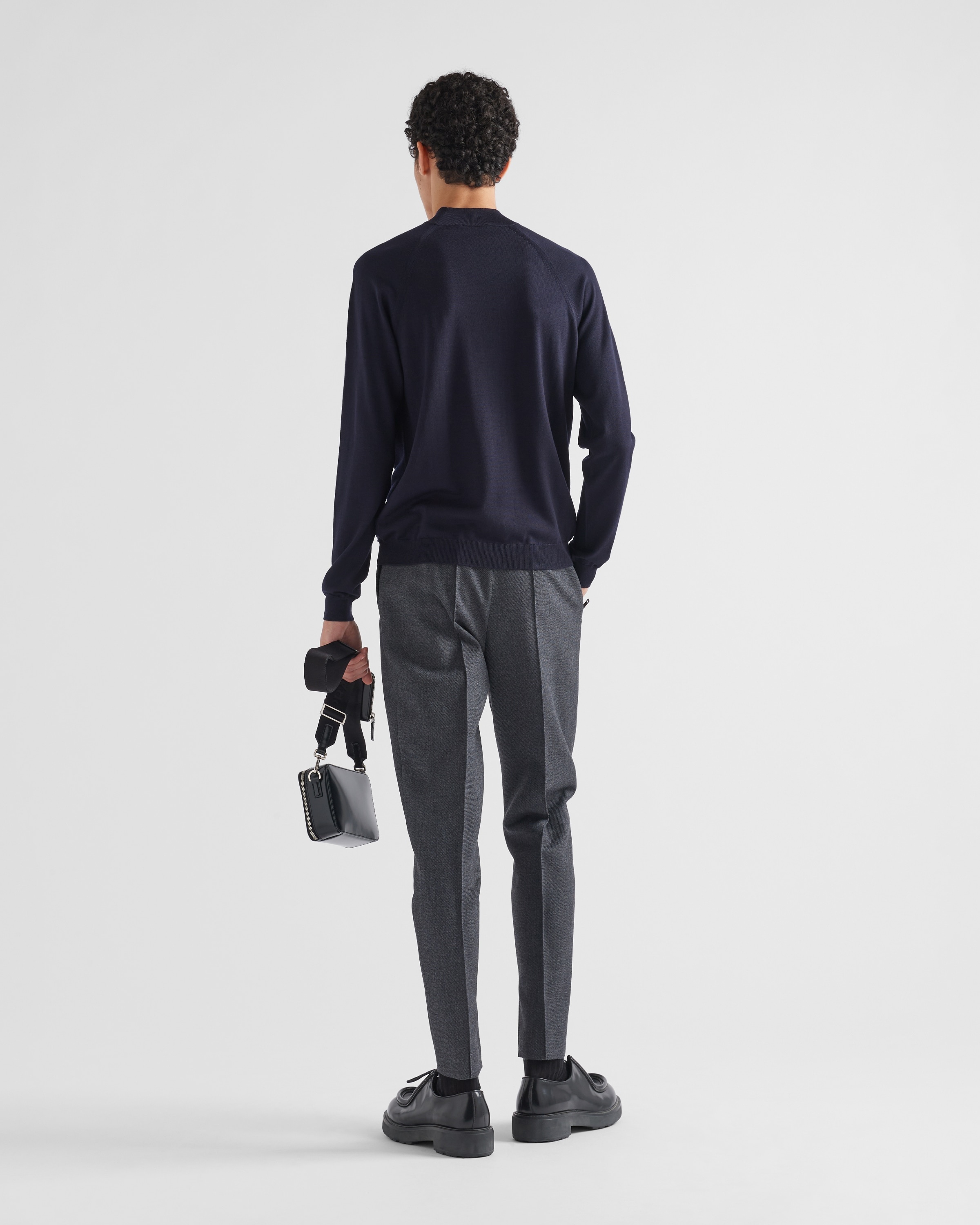 Worsted wool turtleneck sweater - 5